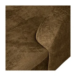 WOOOD Hoekbanken|Sloping Hoekbank Rechts Structure Velvet Brass