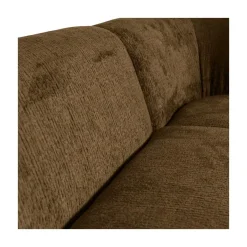WOOOD Hoekbanken|Sloping Hoekbank Rechts Structure Velvet Brass