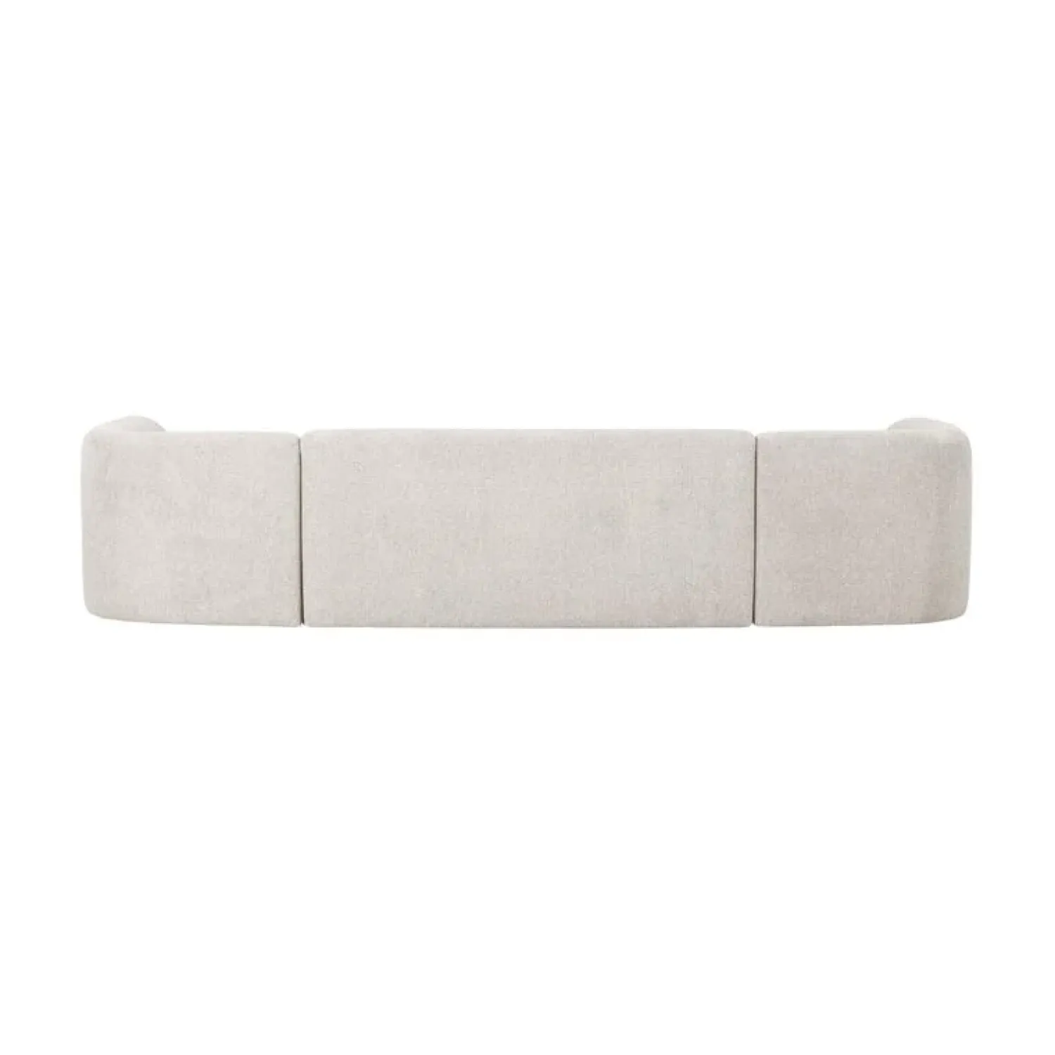 WOOOD Modulaire Banken|Sloping U-Vorm Bank Pearl Melange
