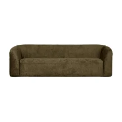 WOOOD 3 Zitsbanken|Sloping 3-Zits Bank Structure Velvet Bonsai 240cm