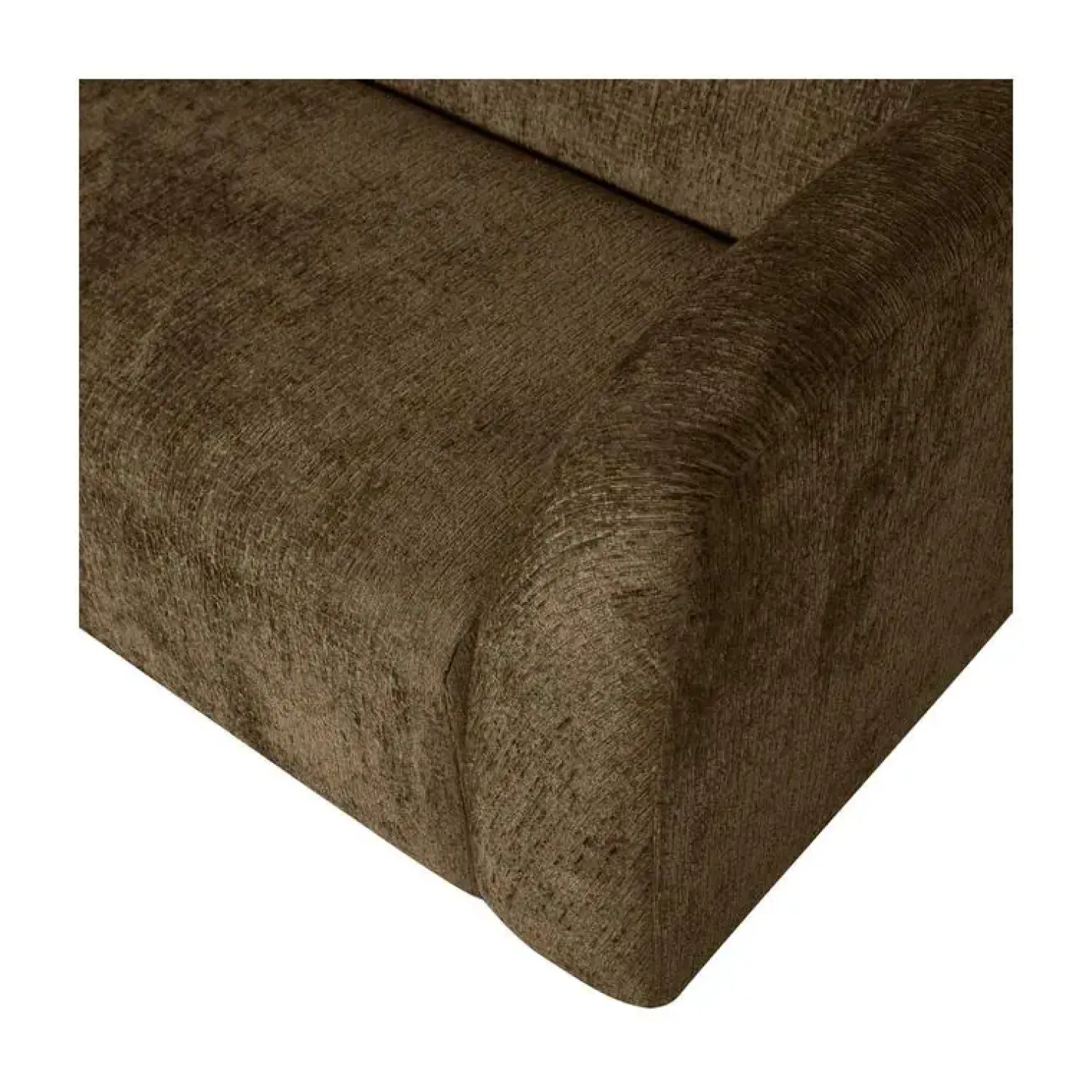 WOOOD 3 Zitsbanken|Sloping 3-Zits Bank Structure Velvet Brass 240cm