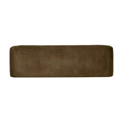 WOOOD 3 Zitsbanken|Sloping 3-Zits Bank Structure Velvet Brass 240cm