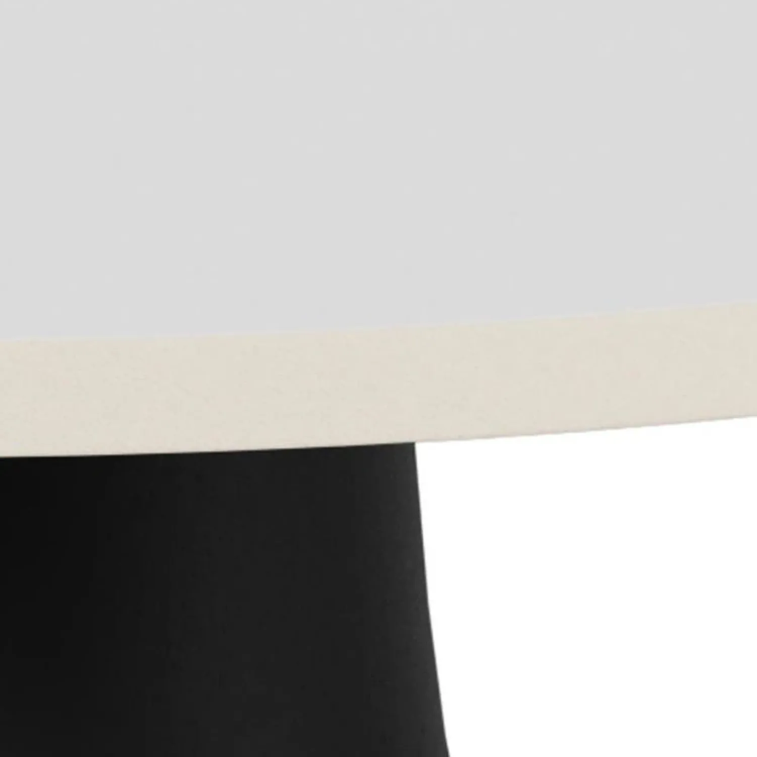 Nordhavn Salontafels|Solvani Salontafel hoog Rond Keramiek Zwart-Wit 45cm