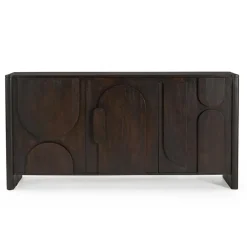Furndea Dressoirs|Industriele Kasten|Sona Dressoir bruin Mangohout 160 cm