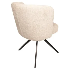 PTMD Eetkamerstoelen|Sora Eetkamerstoel Crème