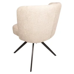 PTMD Eetkamerstoelen|Sora Eetkamerstoel Crème