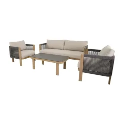 Lesli Living Loungeset|Sora Loungeset naturel