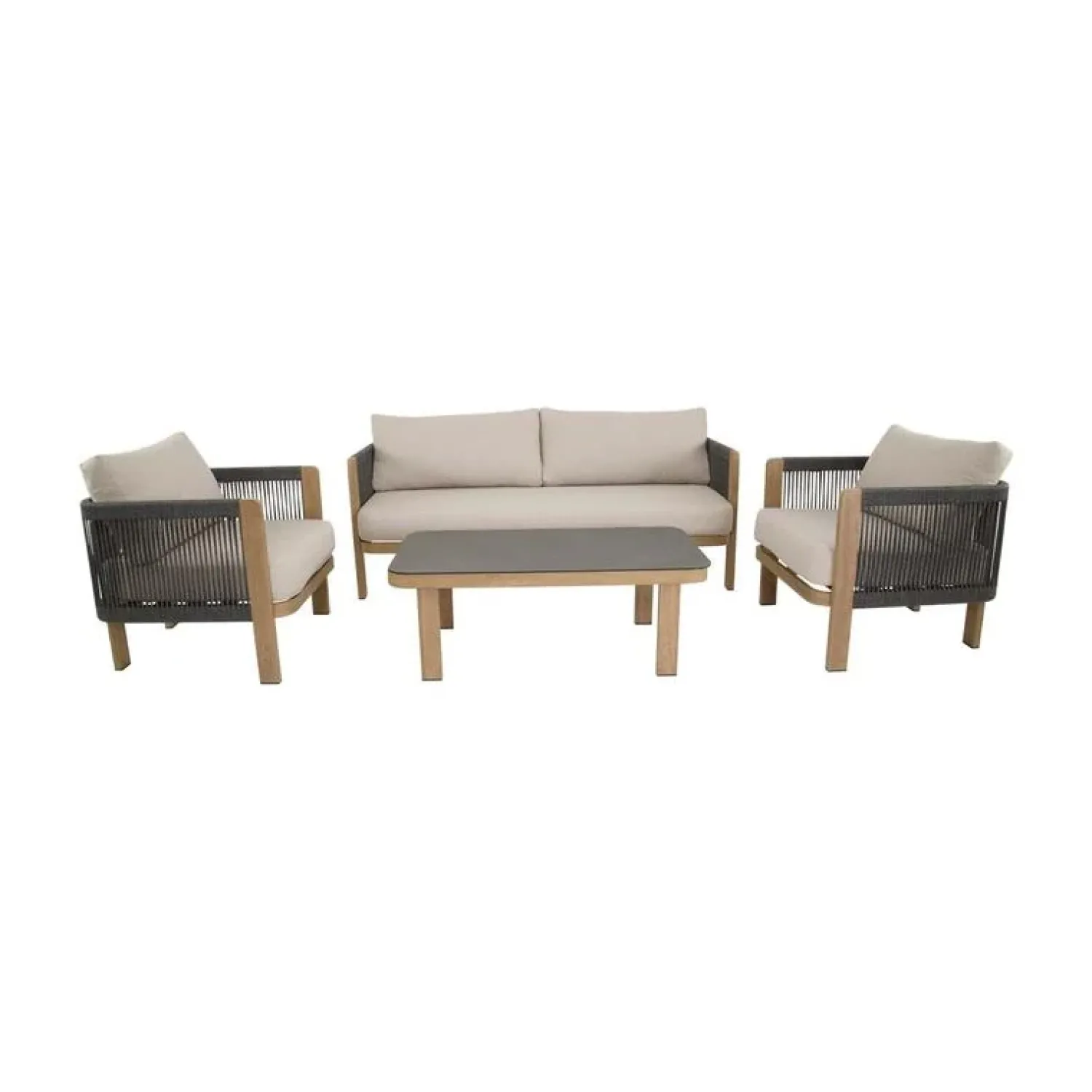 Lesli Living Loungeset|Sora Loungeset naturel