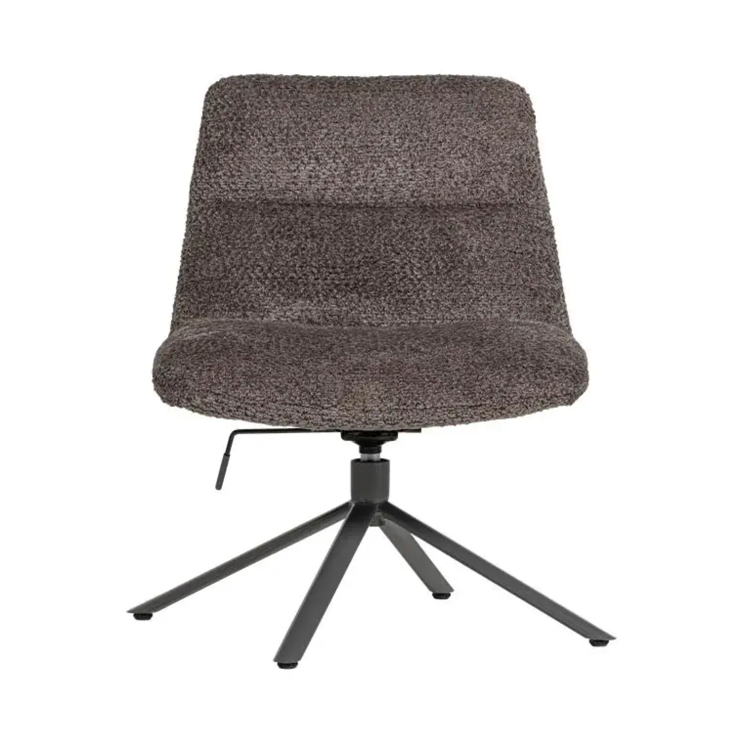 WOOOD Fauteuils|Soren Draaifauteuil Verstelbaar Wollig Bruin