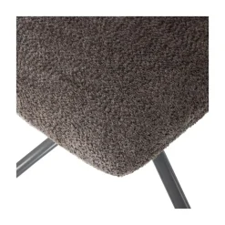 WOOOD Fauteuils|Soren Draaifauteuil Verstelbaar Wollig Bruin