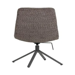 WOOOD Fauteuils|Soren Draaifauteuil Verstelbaar Wollig Bruin