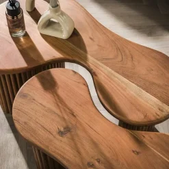 Kalfort Salontafels|Sorrento Salontafel set van 2 Acaciahout