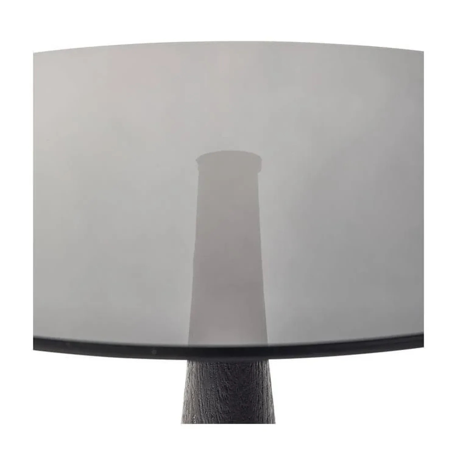 WOOOD Bijzettafels|Soya Bijzettafel rond Glas Zwart 60cm