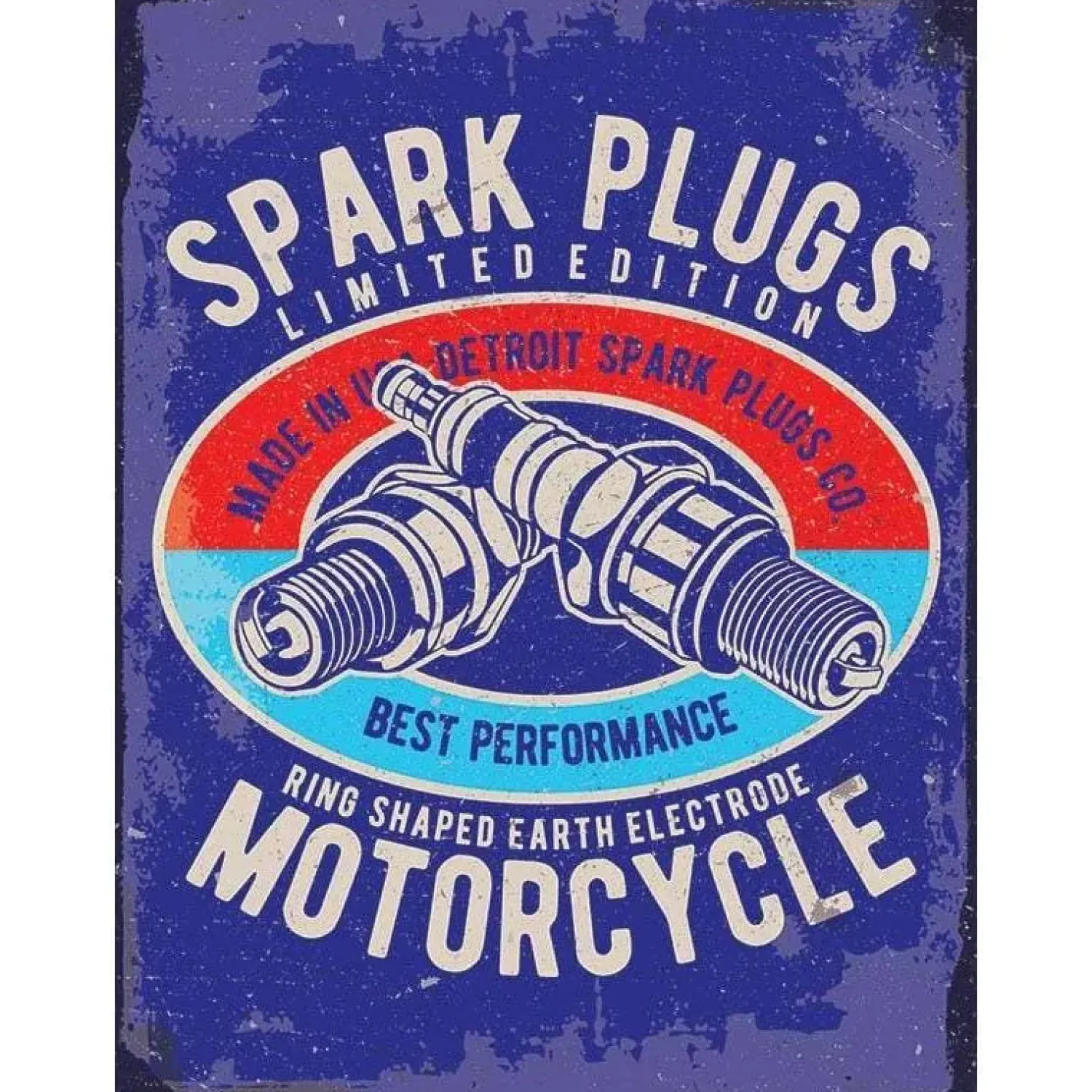 Cavetown Metalen Borden|Spark Plugs Motorcycle - metalen bord