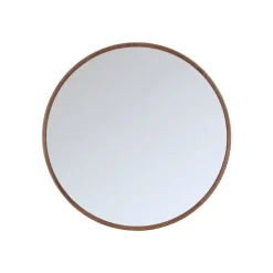 Label51 Spiegels|Spiegel Oliva Bruin rond Eikenhout 90cm