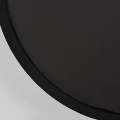 Label51 Spiegels|Spiegel Oliva Zwart rond Eikenhout 110cm