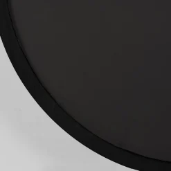 Label51 Spiegels|Spiegel Oliva Zwart rond Eikenhout 90cm