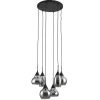 Kalfort Hanglampen|Glazen Hanglamp|Spix Hanglamp 6-lichts smoke glas