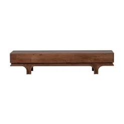 WOOOD Industriele Kasten|Tv Meubels|Staes TV Meubel 3 Lades Mangohout Walnoot 180cm