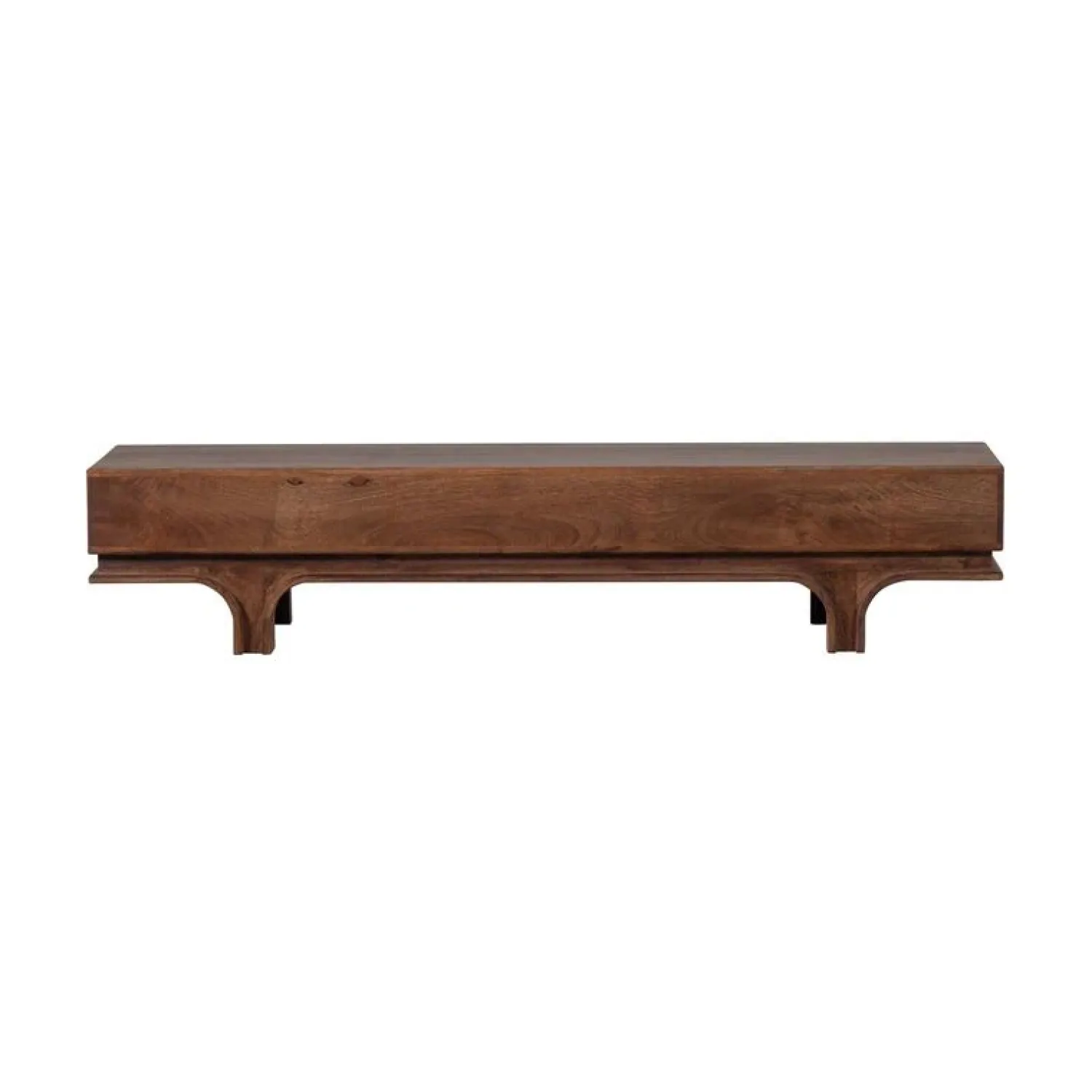 WOOOD Industriele Kasten|Tv Meubels|Staes TV Meubel 3 Lades Mangohout Walnoot 180cm