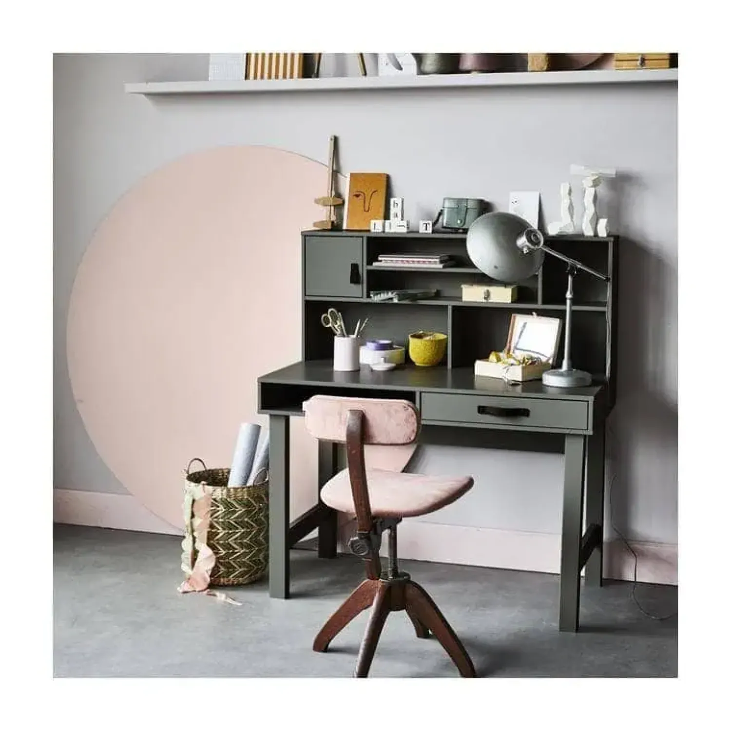 vtwonen Bureautafels|Stage Bureau Grenen Soap 110cm