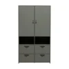 vtwonen Industriele Kasten|Kledingkasten|Stage Kledingkast Grenen Soap 103cm