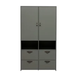 vtwonen Industriele Kasten|Kledingkasten|Stage Kledingkast Grenen Soap 103cm