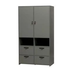 vtwonen Industriele Kasten|Kledingkasten|Stage Kledingkast Grenen Soap 103cm