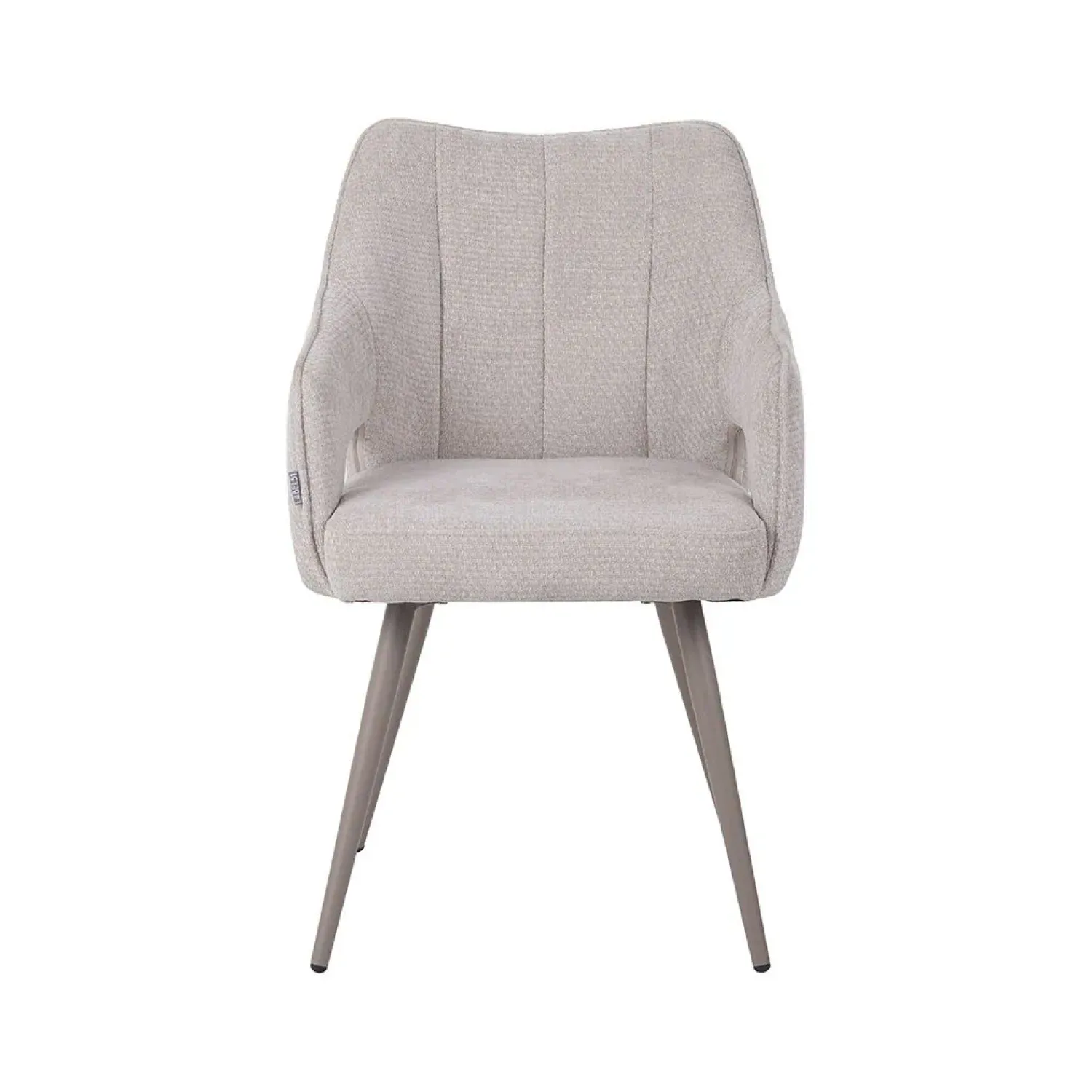 Label51 Eetkamerstoelen|Stan Eetkamerstoel Naturel met taupe poot