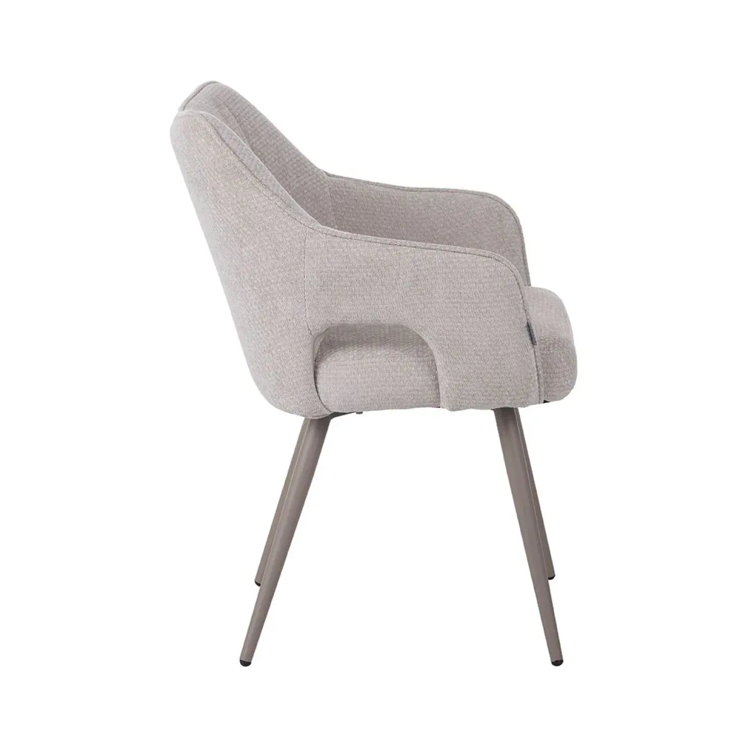 Label51 Eetkamerstoelen|Stan Eetkamerstoel Naturel met taupe poot