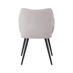 Label51 Eetkamerstoelen|Stan Eetkamerstoel Naturel met zwarte poot
