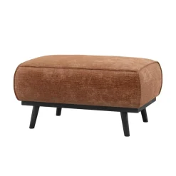WOOOD Hockers|Statement Hocker Chenille Velvet Terra 80cm