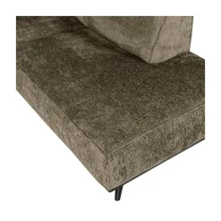 WOOOD Hoekbanken|Statement Hoekbank Rechts Structure Velvet Bonsai