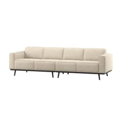 WOOOD 3 Zitsbanken|Statement 4-Zits Bank Beige Melange 280cm