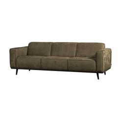 WOOOD 3 Zitsbanken|Statement 3-Zits Bank Structure Velvet Bonsai 230cm