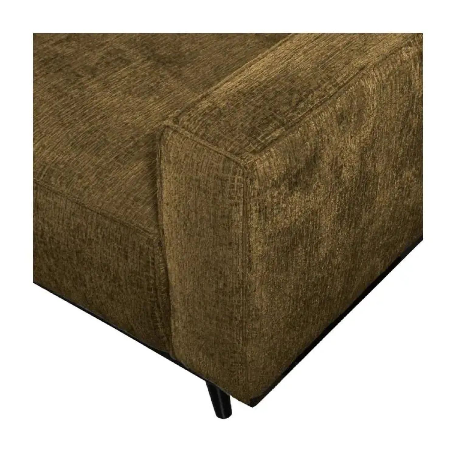 WOOOD 3 Zitsbanken|Statement 3-Zits Bank Structure Velvet Brass 230cm