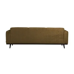 WOOOD 3 Zitsbanken|Statement 3-Zits Bank Structure Velvet Brass 230cm