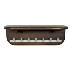 Mysons Kapstokken|Stella Kapstok 7 haaks met hoedenplank 60cm