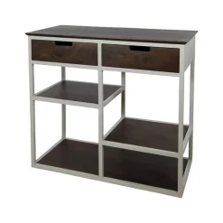 Mysons Wandkasten|Industriele Kasten|Stella lage Wandkast met 2 lades 86cm
