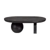 WOOOD Salontafels|Steppe Salontafel Mangohout Zwart 110cm