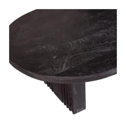 WOOOD Salontafels|Steppe Salontafel Mangohout Zwart 110cm
