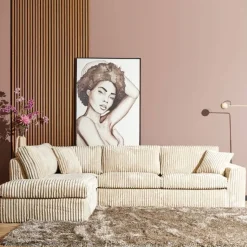 Furndea 2,5 Zitsbanken|Loungebanken|Sterre Hoekbank Sofa L + 2,5 zits Creme zand