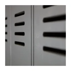 WOOOD Lockerkasten|Industriele Kasten|Stijn Lockerkast 2-Deurs Steel Grey 103cm