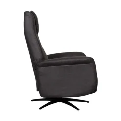 Label51 Fauteuils|Stockholm Fauteuil Antraciet Microleder Elektrisch