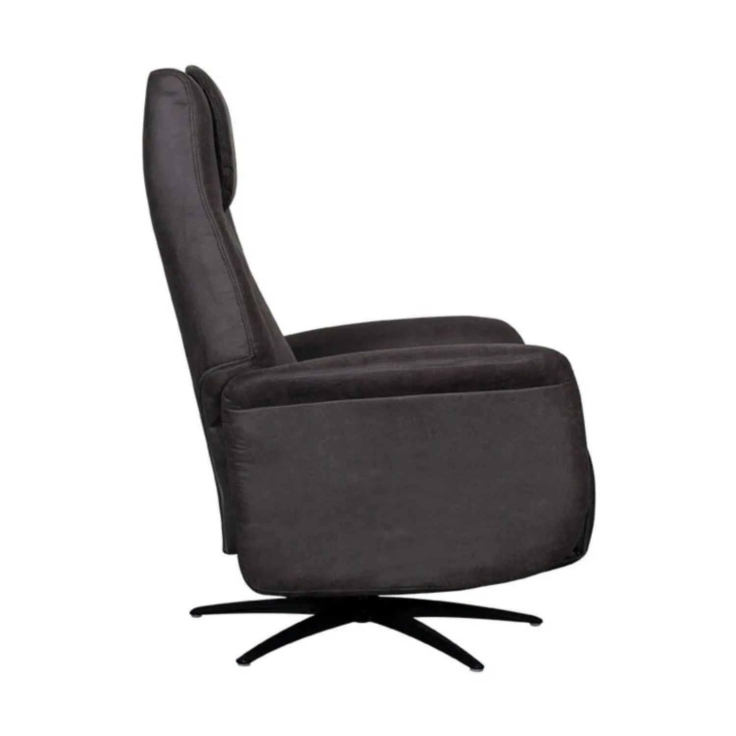 Label51 Fauteuils|Stockholm Fauteuil Antraciet Microleder Elektrisch