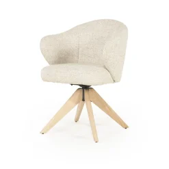 Eleonora Eetkamerstoelen|Stoel Connor naturel beige