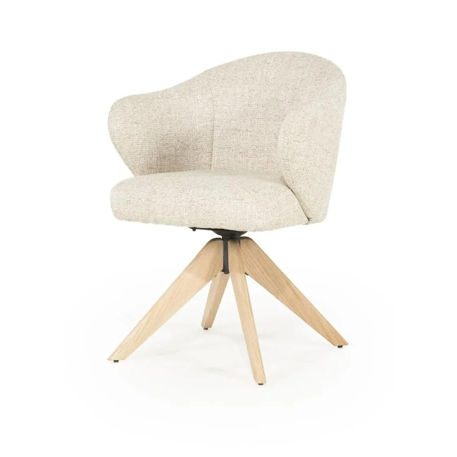 Eleonora Eetkamerstoelen|Stoel Connor naturel beige
