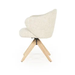 Eleonora Eetkamerstoelen|Stoel Connor naturel beige
