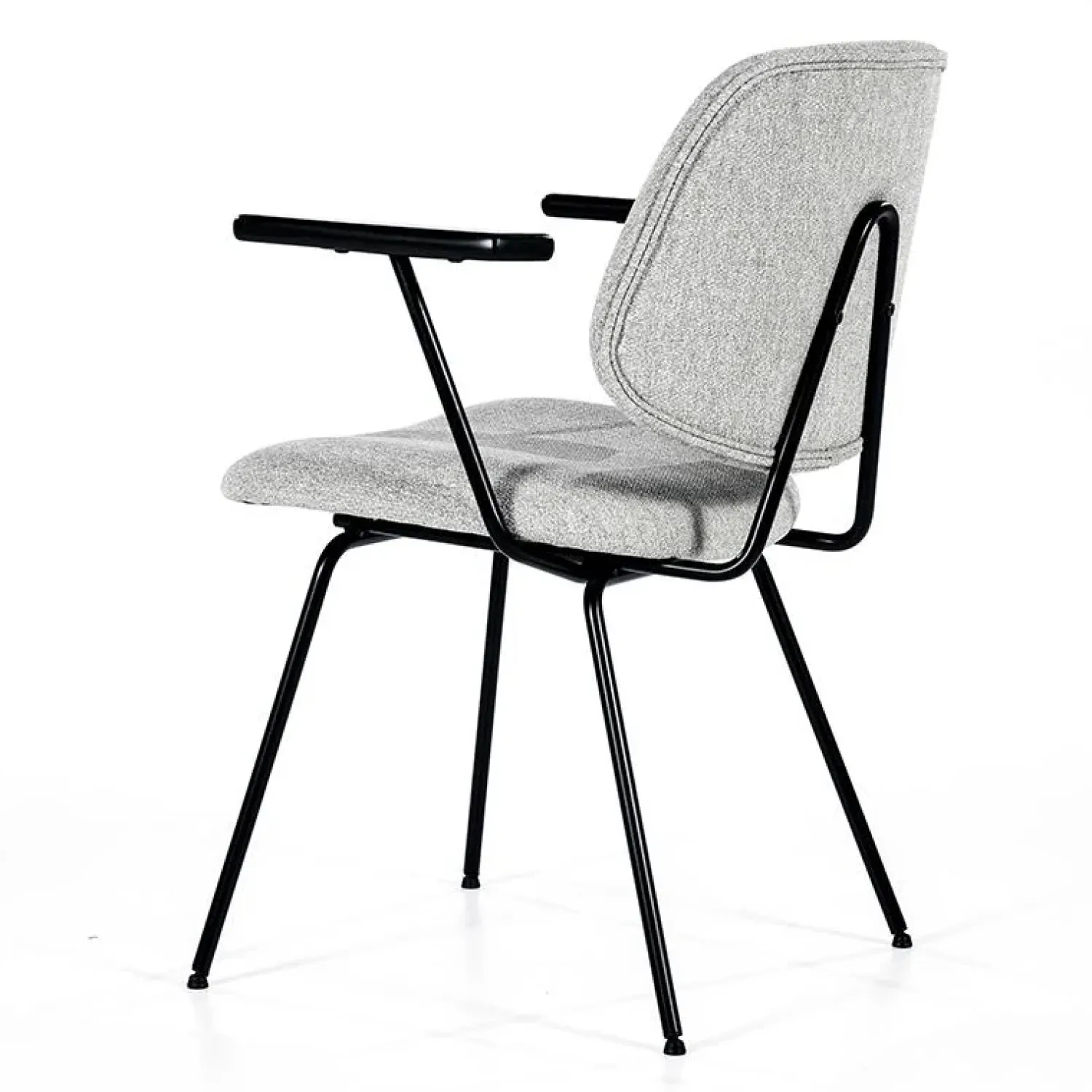 Eleonora Eetkamerstoelen|Stoel Lynn met arml - grijs fletcher