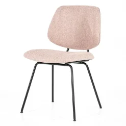 Eleonora Eetkamerstoelen|Stoel Lynn - roze fletcher